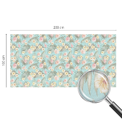 Vinilo ventana privacidad Patrón tropical