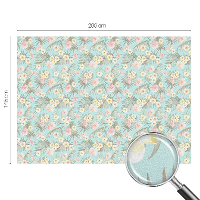 Vinilo ventana privacidad Patrón tropical