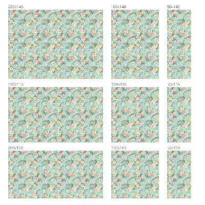 Vinilo ventana privacidad Patrón tropical