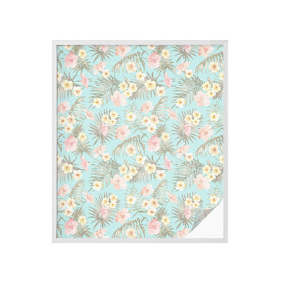 Vinilo ventana privacidad Patrón tropical