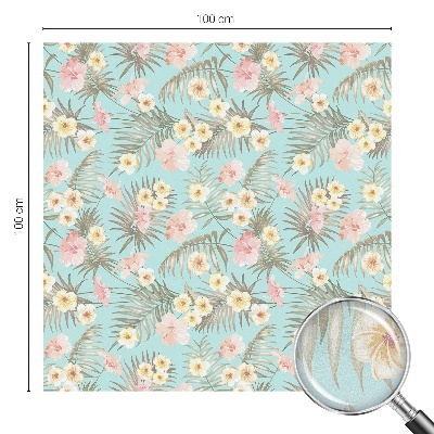 Vinilo ventana privacidad Patrón tropical