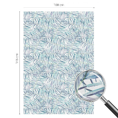 Vinilo para cristales efecto vitral Patrón botánico