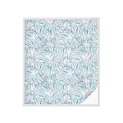 Vinilo para cristales efecto vitral Patrón botánico