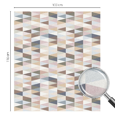 Vinilo para cristales opaco decorativo Simetría pastel