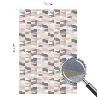 Vinilo para cristales opaco decorativo Simetría pastel