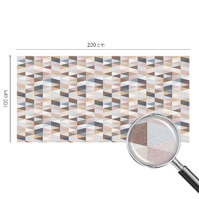 Vinilo para cristales opaco decorativo Simetría pastel