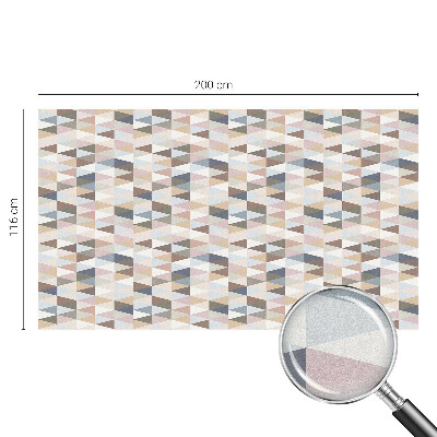 Vinilo para cristales opaco decorativo Simetría pastel