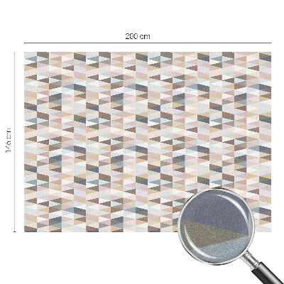 Vinilo para cristales opaco decorativo Simetría pastel