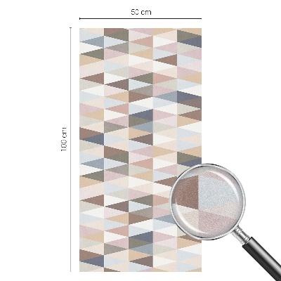 Vinilo para cristales opaco decorativo Simetría pastel