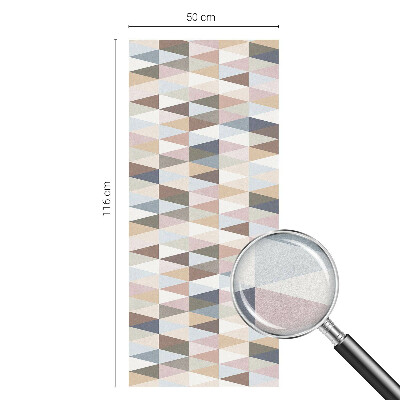 Vinilo para cristales opaco decorativo Simetría pastel