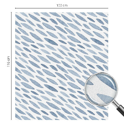 Vinilo para ventanas motivo vitral Trazos azules