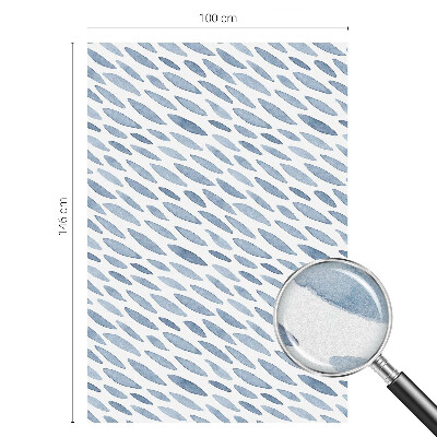 Vinilo para ventanas motivo vitral Trazos azules