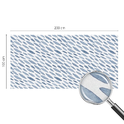 Vinilo para ventanas motivo vitral Trazos azules