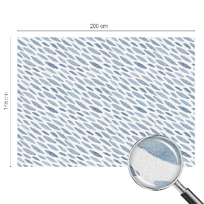 Vinilo para ventanas motivo vitral Trazos azules