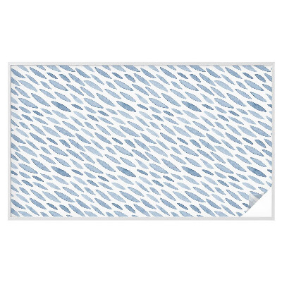 Vinilo para ventanas motivo vitral Trazos azules