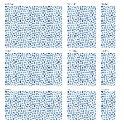 Vinilo decorativo adhesivo para cristales Puntos de acuarela