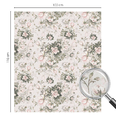 Vinilo para cristales efecto vitral Belleza floral