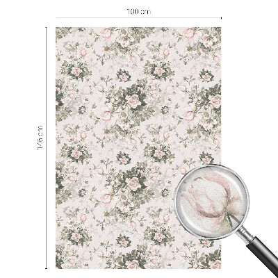 Vinilo para cristales efecto vitral Belleza floral