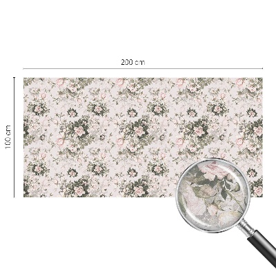 Vinilo para cristales efecto vitral Belleza floral