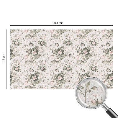Vinilo para cristales efecto vitral Belleza floral