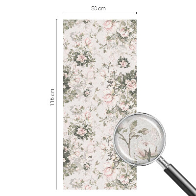 Vinilo para cristales efecto vitral Belleza floral