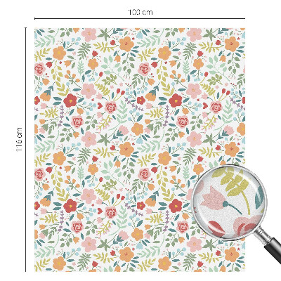 Vinilo ventana privacidad Patrón floral