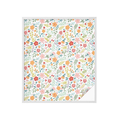 Vinilo ventana privacidad Patrón floral