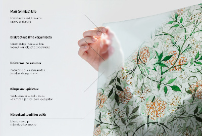 Vinilo ventana privacidad Patrón floral