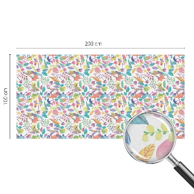 Vinilo para ventanas motivo vitral Composición colorida