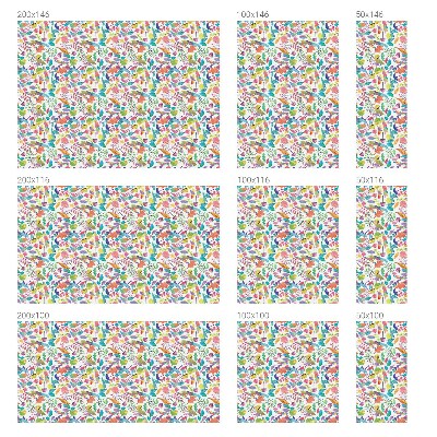 Vinilo para ventanas motivo vitral Composición colorida