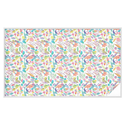 Vinilo para ventanas motivo vitral Composición colorida