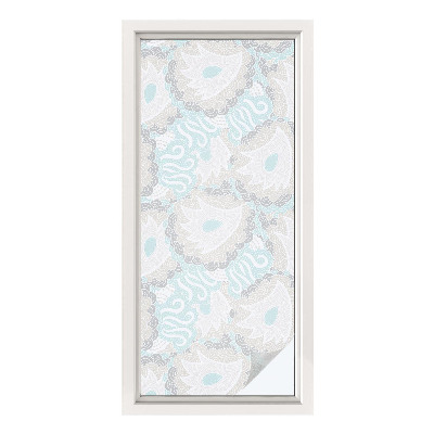 Vinilo para cristales opaco decorativo Plumas delicadas