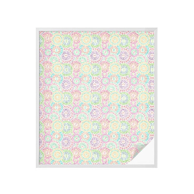 Vinilo para cristales efecto vitral Mandalas coloridos