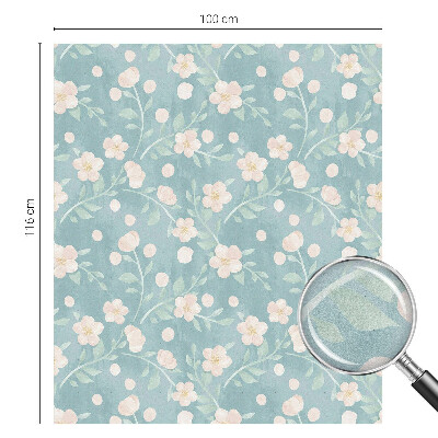 Vinilo decorativo adhesivo para cristales Flores pastel