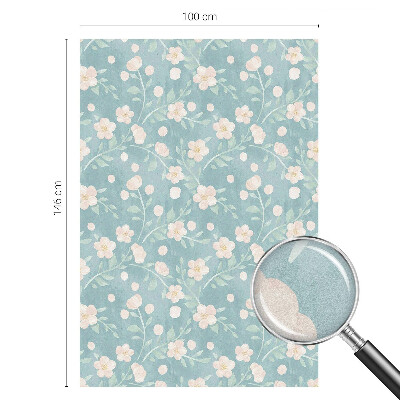 Vinilo decorativo adhesivo para cristales Flores pastel