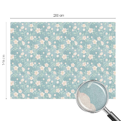 Vinilo decorativo adhesivo para cristales Flores pastel