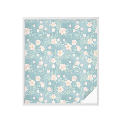 Vinilo decorativo adhesivo para cristales Flores pastel