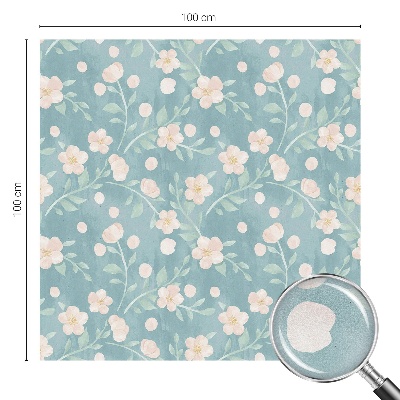 Vinilo decorativo adhesivo para cristales Flores pastel