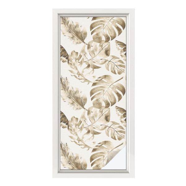 Vinilo para cristales opaco decorativo Plantas tropicales