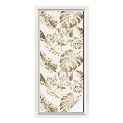 Vinilo para cristales opaco decorativo Plantas tropicales