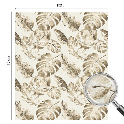 Vinilo para cristales opaco decorativo Plantas tropicales