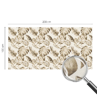 Vinilo para cristales opaco decorativo Plantas tropicales