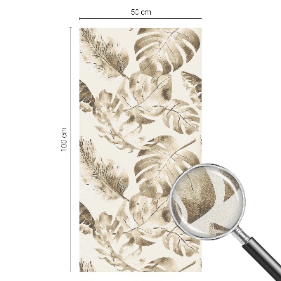 Vinilo para cristales opaco decorativo Plantas tropicales