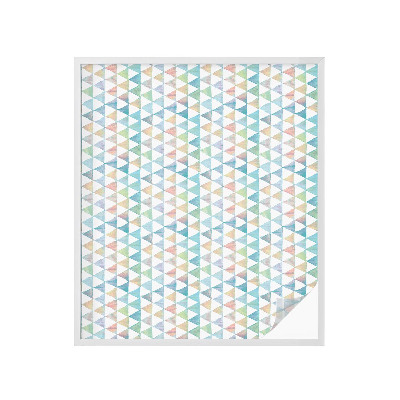 Vinilo para cristales efecto vitral Triángulos geométricos