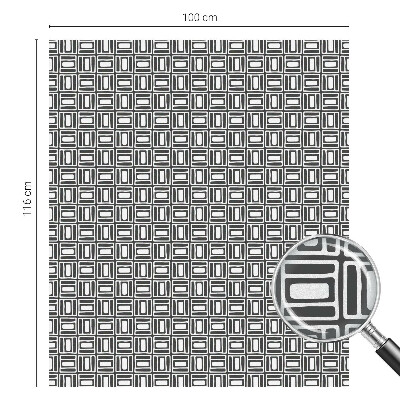 Vinilo ventana privacidad Patrón energético