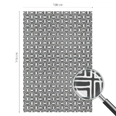 Vinilo ventana privacidad Patrón energético