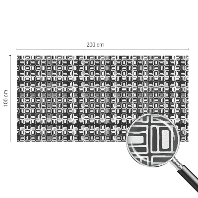 Vinilo ventana privacidad Patrón energético