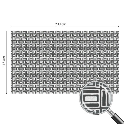 Vinilo ventana privacidad Patrón energético