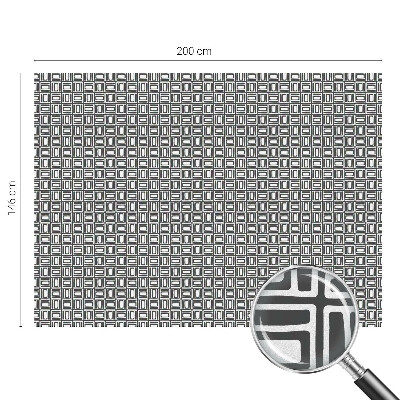 Vinilo ventana privacidad Patrón energético