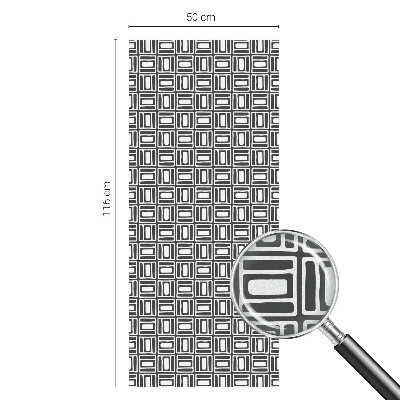 Vinilo ventana privacidad Patrón energético